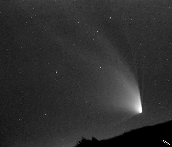 Comet PanSTARRS on March 19, 2013 (enhanced)